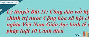 Lý Thuyết Giáo Dục Công Dân 11