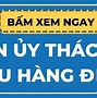 Ủy Thác Có Nghĩa Là Gì